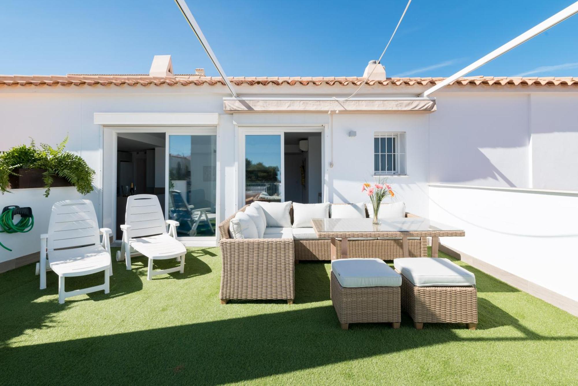 Atico Vistas Al Mar, Terraza, Piscina Y Parking By Vero 阿尔啼 外观 照片